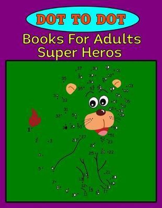Dot to Dot Books For Adults Super Heros, Global Journal Notebook