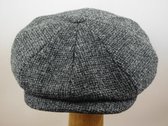 Stetson Hatteras 'Peaky Blinders' Ruige tweed grijs maat 60