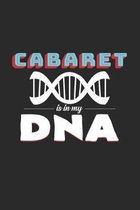 Cabaret DNA: 6x9 Cabaret - blank with numbers paper - notebook - notes