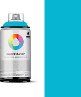 MTN Licht blauwgroene waterbasis spuitverf - 300ml lage druk en matte afwerking