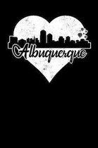 Albuquerque: 6x9 college lined notebook to write in with skyline of Albuquerque, New Mexico