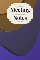 My Boring Meeting Survival Guide & Notes: 6x9 Meeting Notebook and Puzzle Book