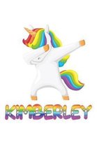 Kimberley: Kimberley 6x9 Journal Notebook Dabbing Unicorn Rainbow
