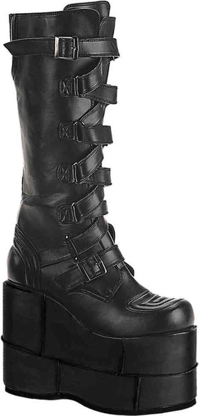 Demonia Laarzen Shoes- STACK-308 US Zwart