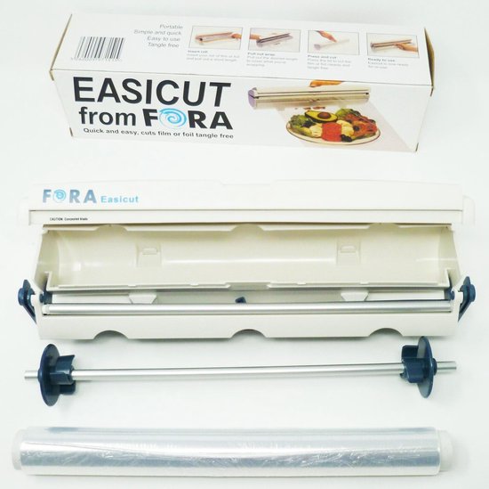 vervoer Kiezelsteen toediening Praktische foliesnijder Easicut voor huishoudfolie en aluminiumfolie -  keuken - 1 druk... | bol.com