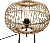 Bamboe tafellamp - Rond - 34 cm