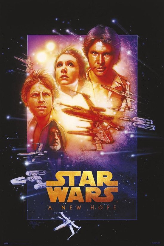Star Wars: Episode IV: A New Hope Skywalker Darth Vader affiche édition spéciale 61x91.5cm.