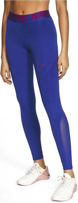 Nike Sportlegging - Maat L - Vrouwen - blauw,rood | bol