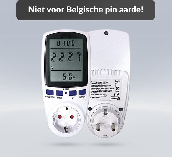 Energiemeter verbruiksmeter energiekostenmeter