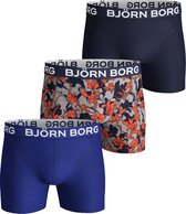 Björn Borg Vintage Flower 3-pack heren boxershort maat S