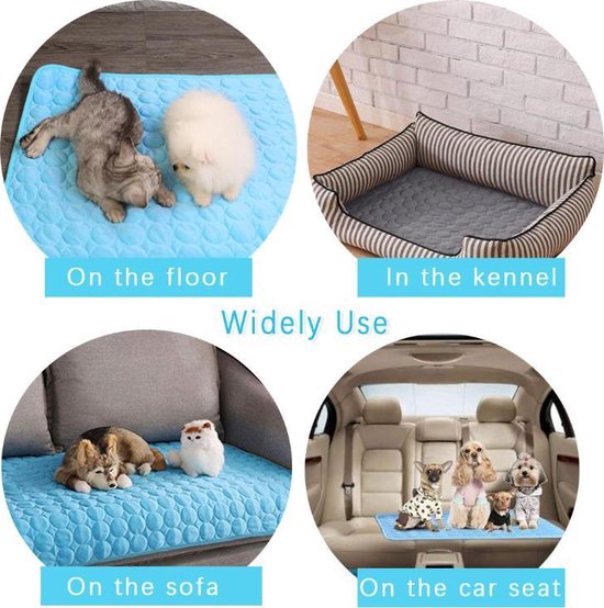 Premium ademende koelmat voor Verkoelende deken/mat huisdieren -... bol.com