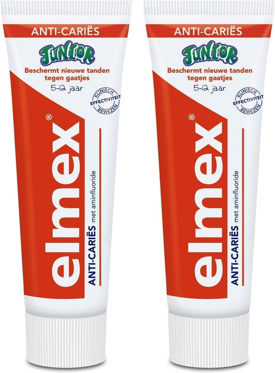 Elmex Junior (5-12jr) Kindertandpasta gel tandverzorging met Aminfluoride