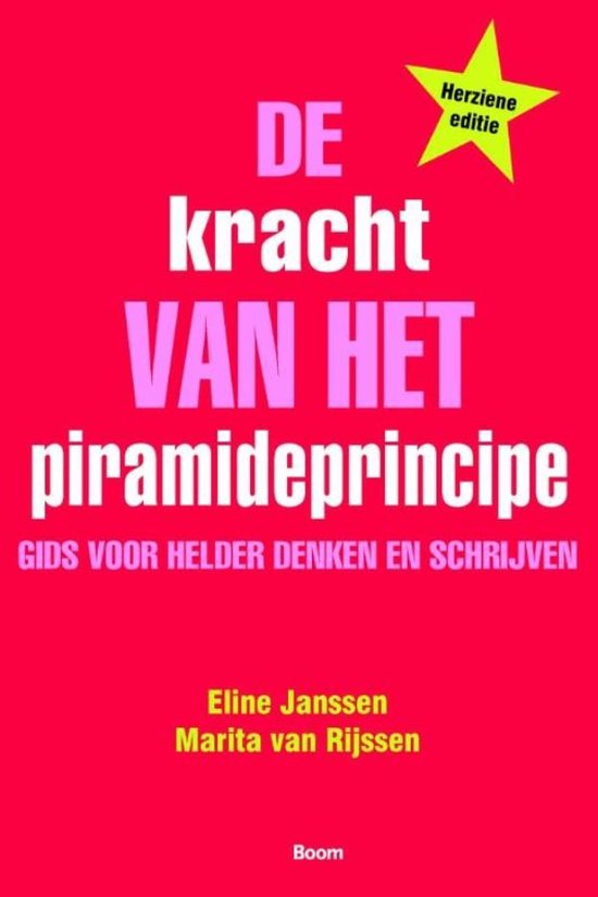 De kracht van het piramideprincipe - cover