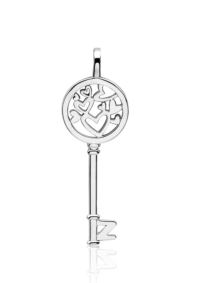 Zinzi zilveren hanger sleutel ZIH636