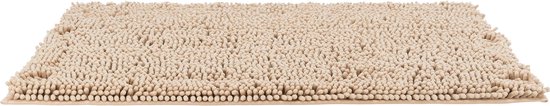 Schoonloopmat - droogloopmat - waterdicht - 60 × 50 cm - beige