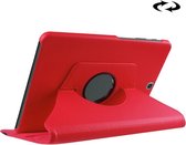 Let op type!! Samsung Galaxy Tab S2 9.7 / T815 horizontaal Litchi structuur PU leren Flip Hoesje met 360 graden draaiende houder (rood)