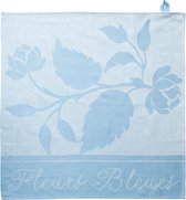 Royal Boch Fleurs Bleues Theedoek Blauw 60 x 60 cm