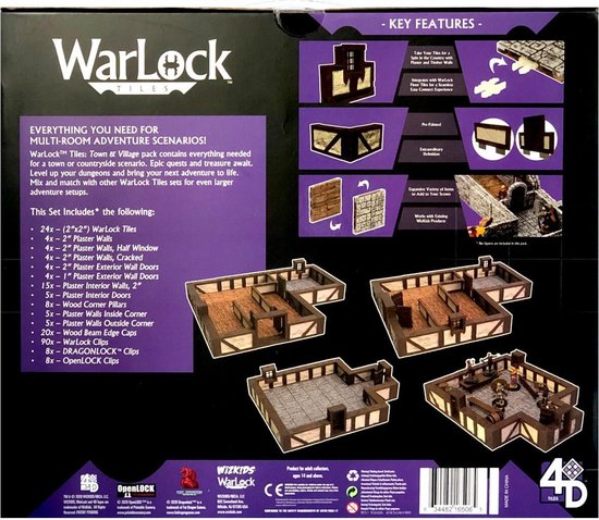 Thumbnail van een extra afbeelding van het spel WarLock Dungeon Tiles: Town and Village