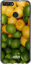 Huawei P Smart (2018) Hoesje Transparant TPU Case - Lemon & Lime #ffffff