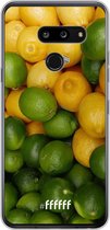 LG G8 ThinQ Hoesje Transparant TPU Case - Lemon & Lime #ffffff
