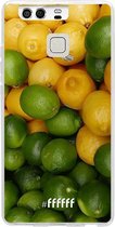 Huawei P9 Hoesje Transparant TPU Case - Lemon & Lime #ffffff