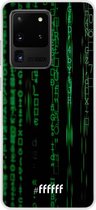 Samsung Galaxy S20 Ultra Hoesje Transparant TPU Case - Hacking The Matrix #ffffff