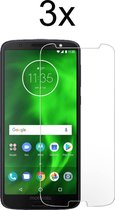 Motorola G6 Screenprotector - Beschermglas Motorola Moto G6 Screen Protector Glas - 3 stuks