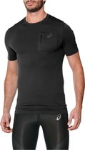 Asics Sportshirt - Maat M  - Mannen - zwart