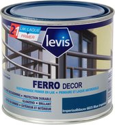 Levis Ferro Decor - Apprêt et laque antirouille - Bleu impérial 2.5L