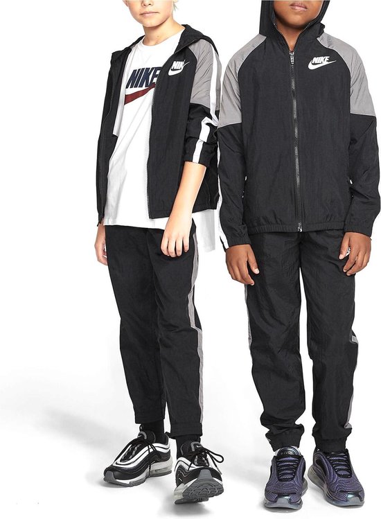 Nike Trainingspak - Maat M - Unisex - zwart,grijs,wit | bol.com