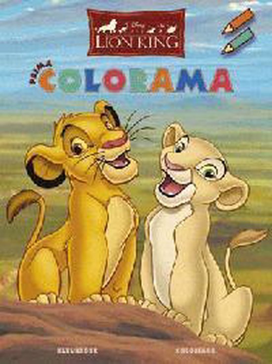 Cover van het boek 'Disney the lion king prima colorama'