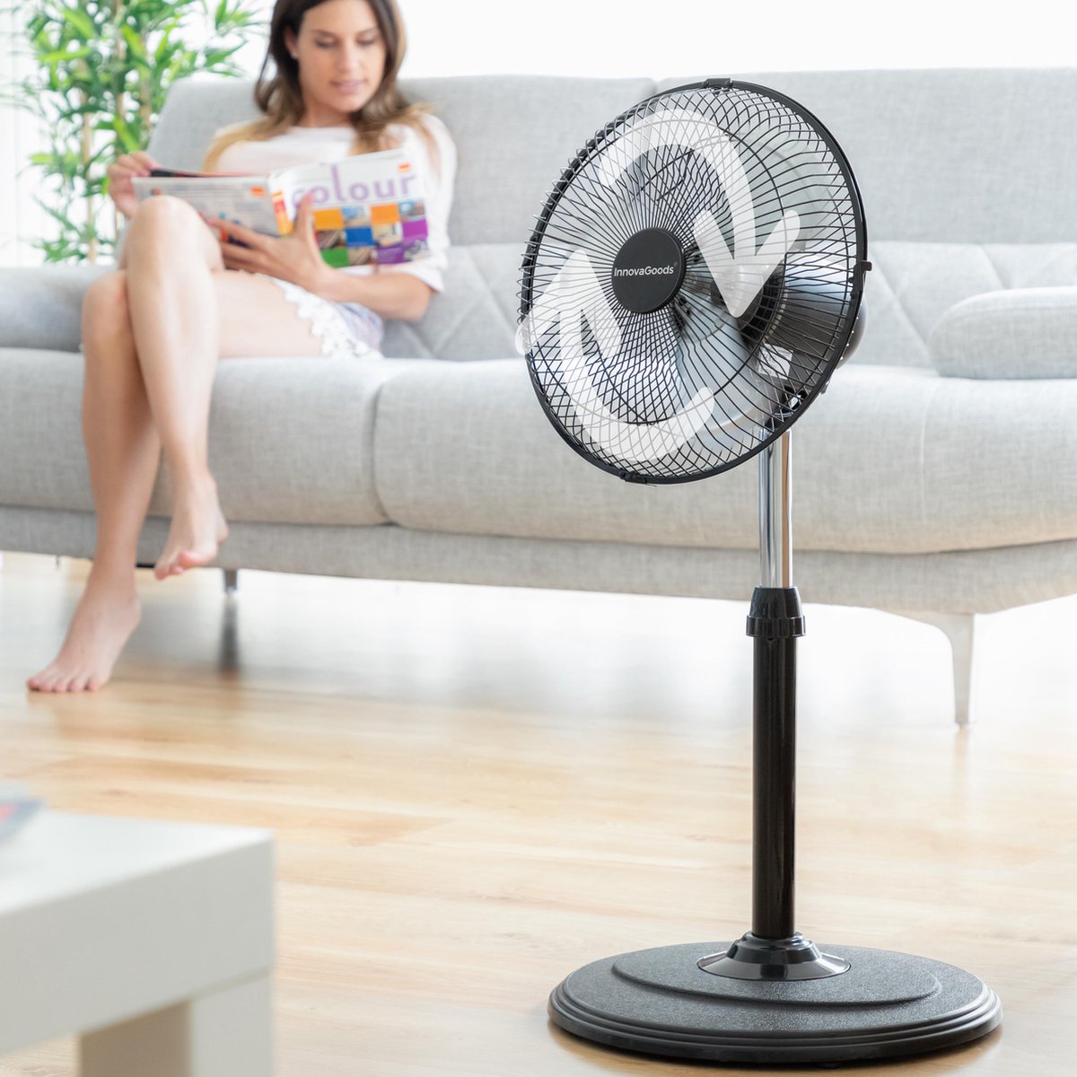 Turbo Ventilator InnovaGoods - 360 Graden - Hoge Luchtcapaciteit - Krachtige Ventilator