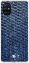 Samsung Galaxy A51 Hoesje Transparant TPU Case - Denim #ffffff