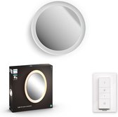 Philips Hue - Adore Hue wall lamp white 1x40W 24V - White Ambiance - Bluetooth Included dimmer switch