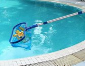 Schepnet Zwembad - Met Steel - Soultex PRO® - Breed + Telescoop Steel - Lengte 120 cm - Zwembad onderhoud - voor de Bodem