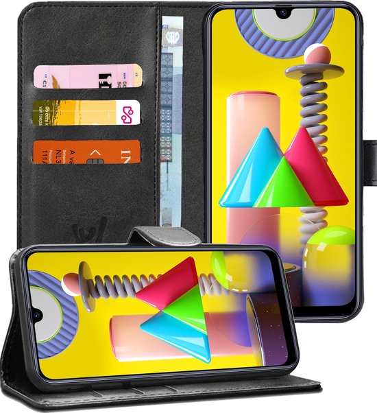 Ontwijken borst nieuwigheid Samsung Galaxy M31 Hoesje - Book Case Leer Wallet Cover Portemonnee  Pasjeshouder Hoes... | bol.com