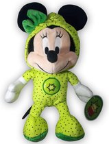 Pluche Disney Minnie Mouse & Friends Fruit Groen Knuffel 30 cm | Mickey Minnie Mouse knuffel pop Disney Speelgoed - Mini Mouse & Micky Mouse