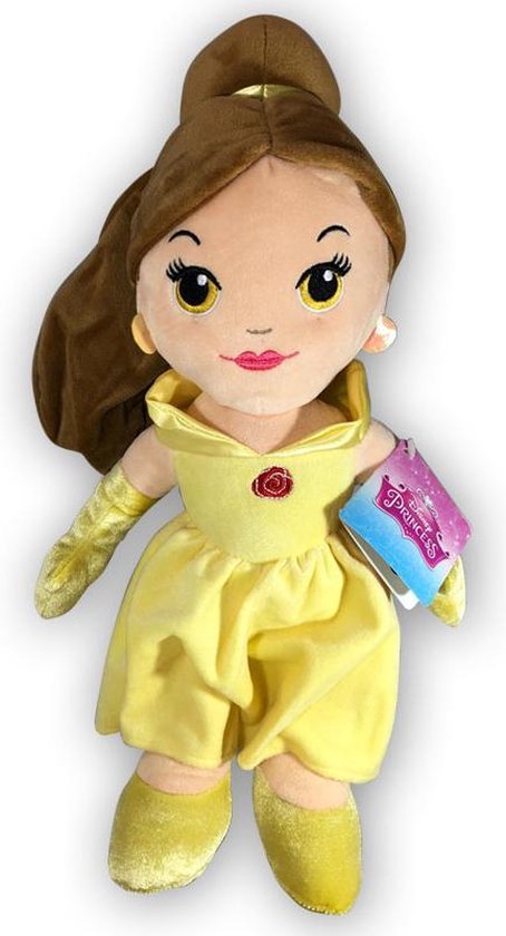 Pluche Disney Princess Belle & the Beast, Belle 40 cm knuffel disney pop  speelgoed - ... | bol.com