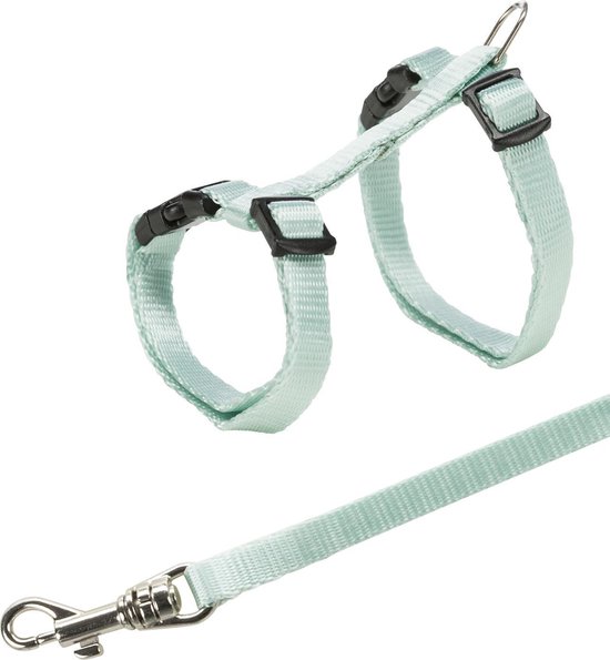 Trixie Tuig Voor Kat Met Riem - Dierentuigje - Assorti - 19-31 cm / 1,20 m x 8 mm