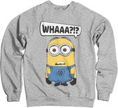Minions Sweater/trui -2XL- Whaaa?!? Grijs