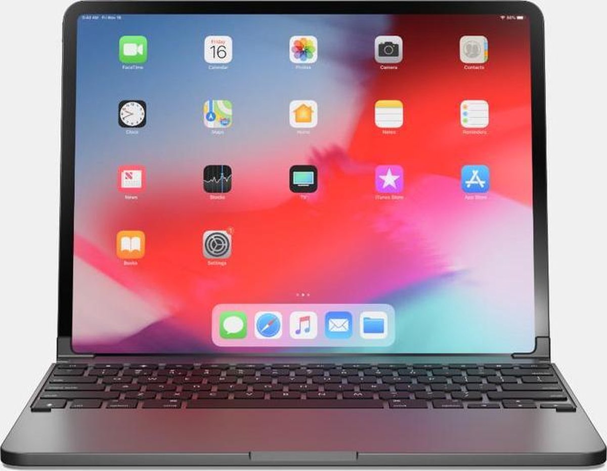 Brydge toetsenbord voor iPad Pro 12.9 (2018) en iPad Pro 12.9 (2020) - QWERTY - Space Grey - Brydge