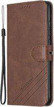 Leren Bookcase voor Samsung Galaxy A70 | Hoogwaardig PU Leren Hoesje | Lederen Wallet Case | Kaarthouder | Portemonnee | Bruin