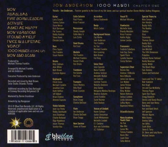 Jon Anderson - 1000 Hands (CD) - Jon Anderson