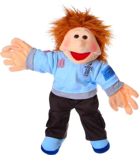 Handpop - Thilo met poloshirt - 45cm