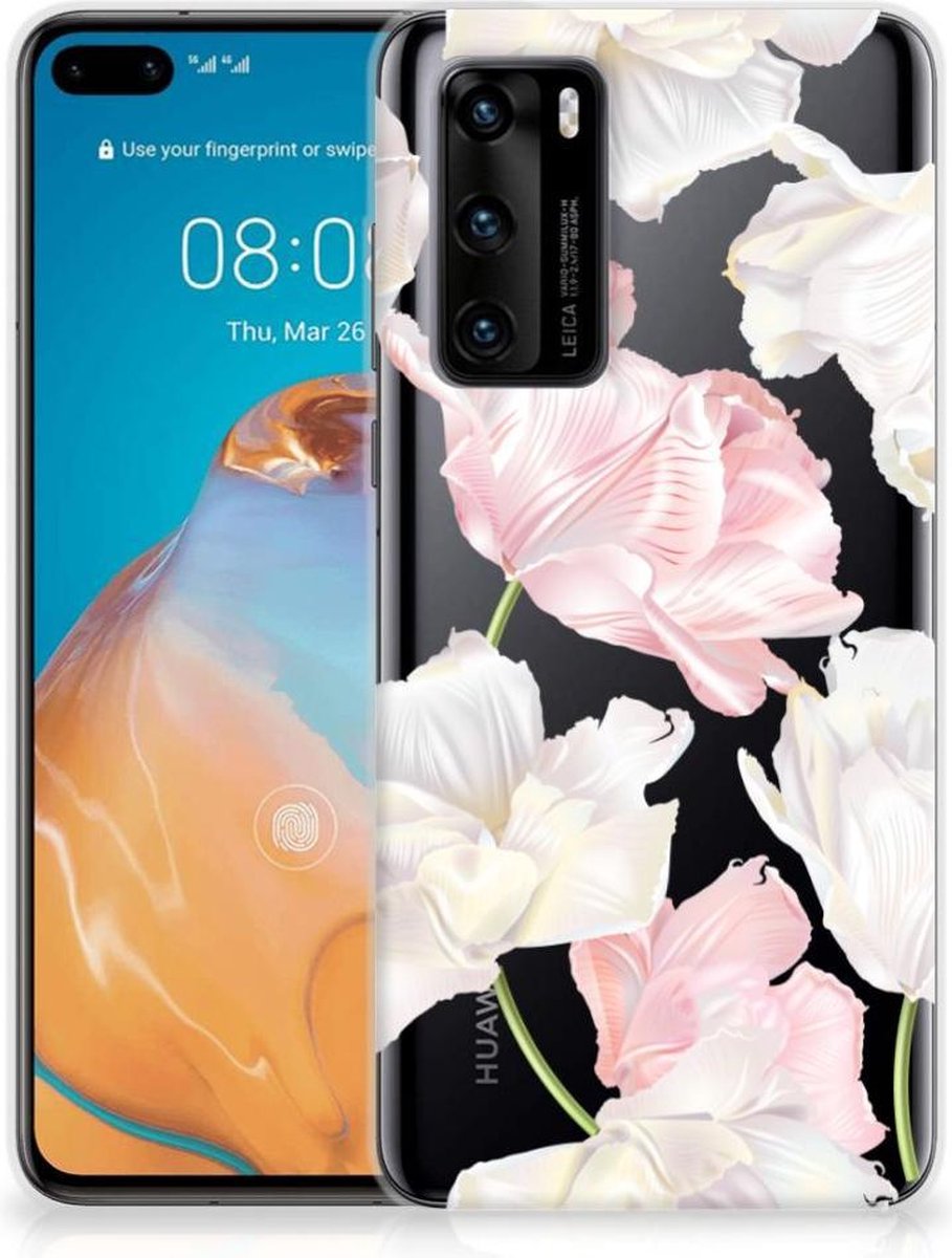 Huawei P40 TPU Case Lovely Flowers