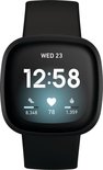 Fitbit Versa 3 - Smartwatch heren en dames - Zwart
