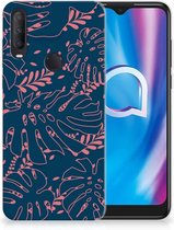 Telefoonhoesje Alcatel 1S (2020) Silicone Back Cover Palm Leaves