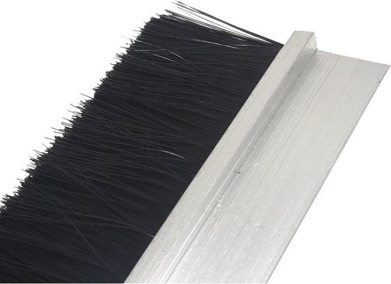 scherp strip deeltje KORA - Vloerwisser accessoires - Deurborstel - Aluminium - 100 cm | bol.com