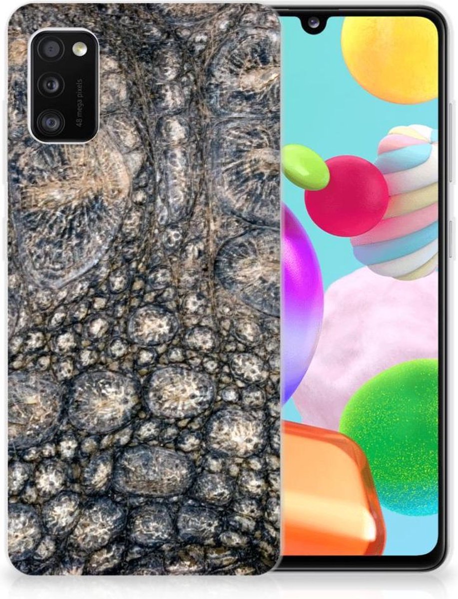 Samsung Galaxy A41 TPU Hoesje Krokodillenprint
