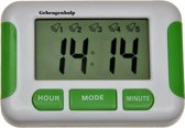 Medicijnalarm met 5 duidelijke alarmen - countdowntimer- groen